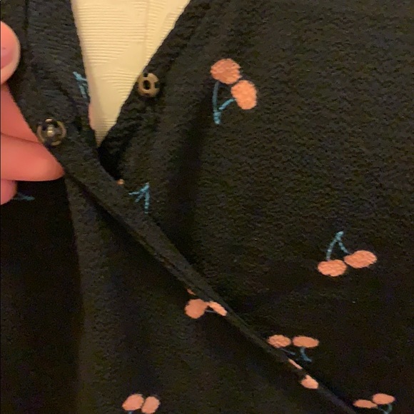 COPY - Xhilaration XXL Faux wrap Dress Black w Cherries - Picture 6 of 6